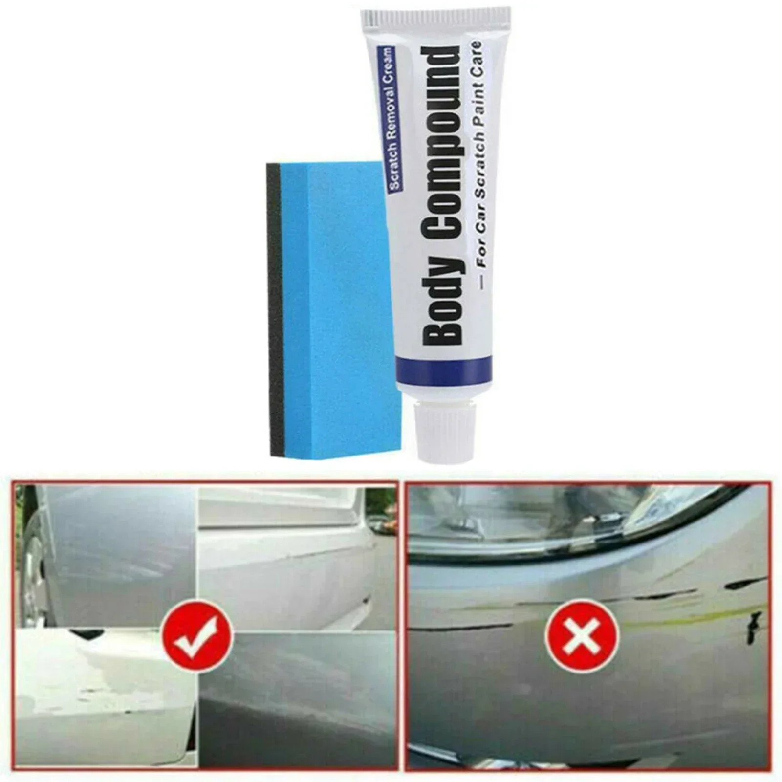 1set Car Scratch Remover Paint Care Tools Auto Repair Polishing Auto Body