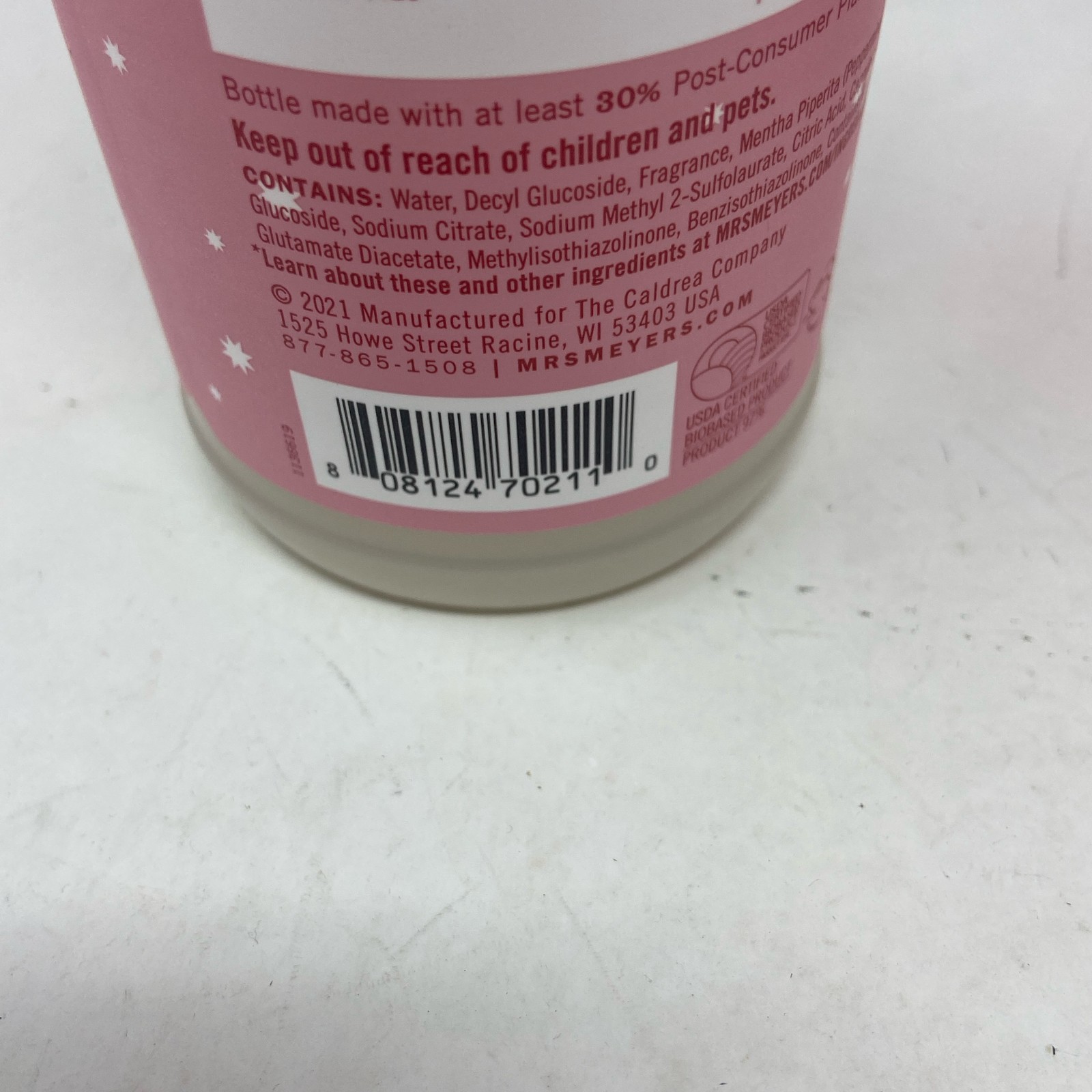 Mrs. Meyer’s Peppermint Multi-Surface Cleaner 16oz Spray 2-Pack