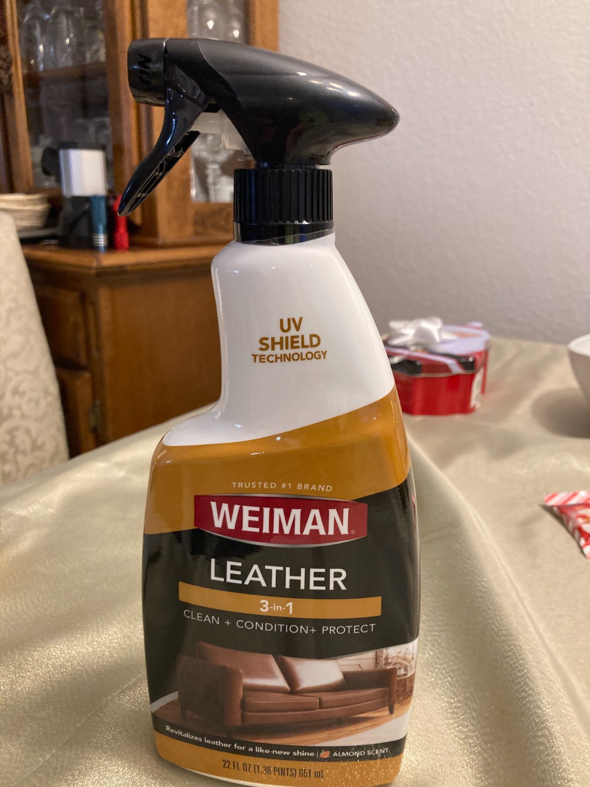 WEIMAN LEATHER 3 1N 1 CLEAN/CONDITION/PROTECT UV SHIELD 22oz SPRAY SEE PICTURES