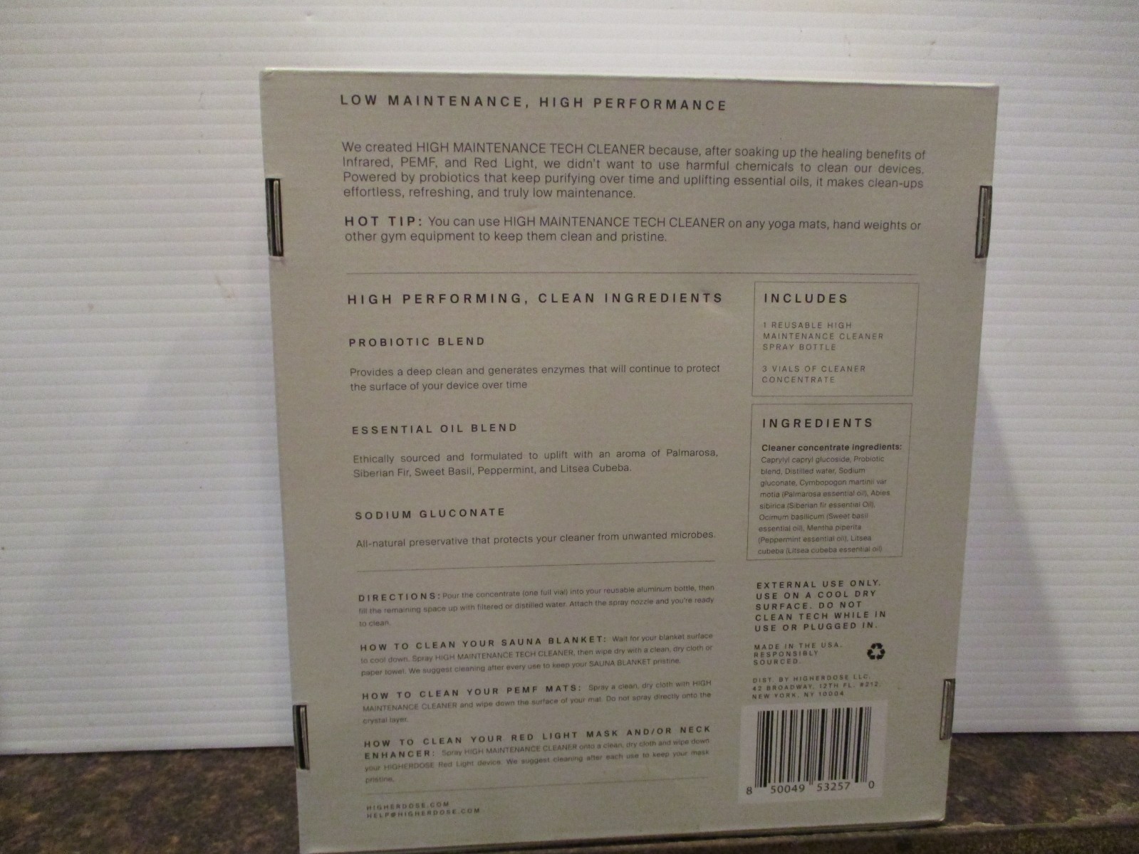 HigherDose High Maintenance Tech Cleaner Kit w/ Refills