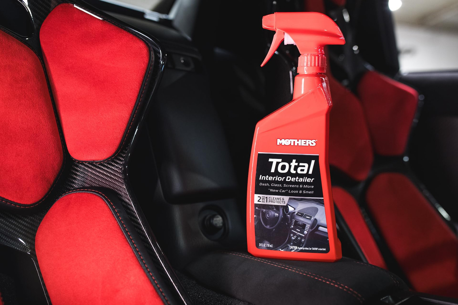 Mothers Total Interior Detailer 24 Fl Oz Ammonia Free Car Cleaner Spray