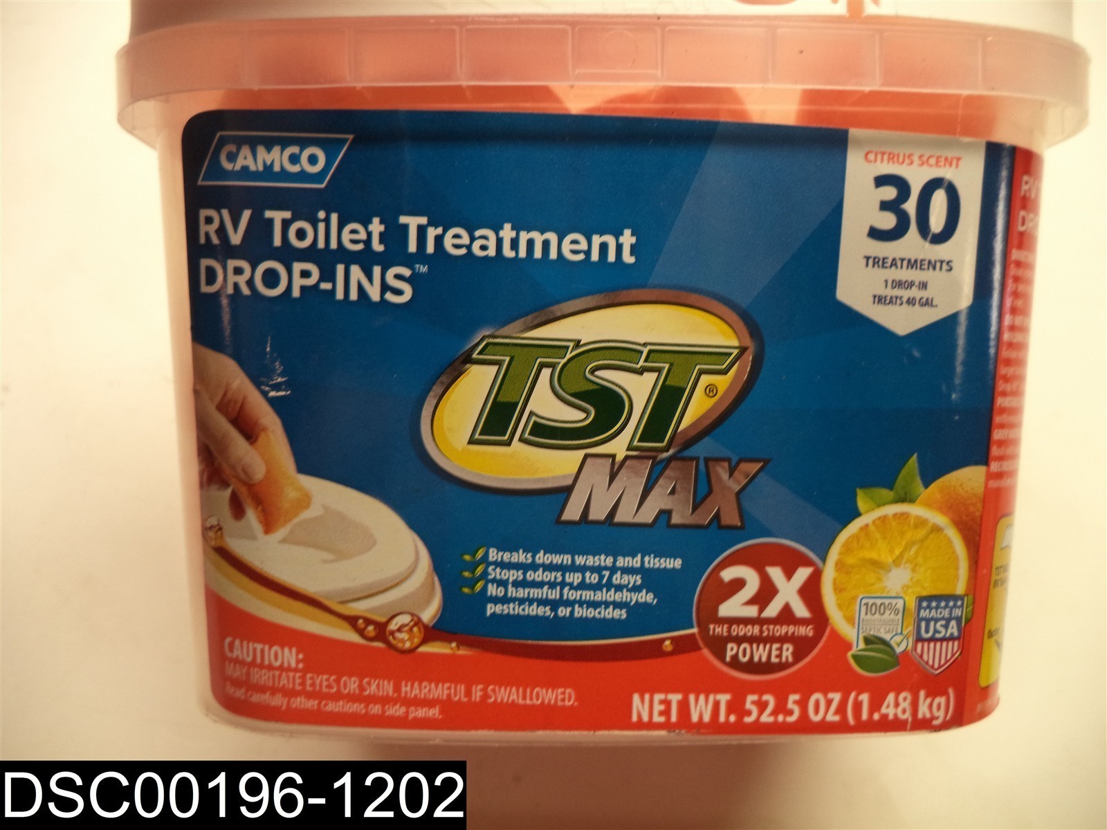 QTY=30 Drops: 41183 Camco RV Toilet Treatment Drop Ins