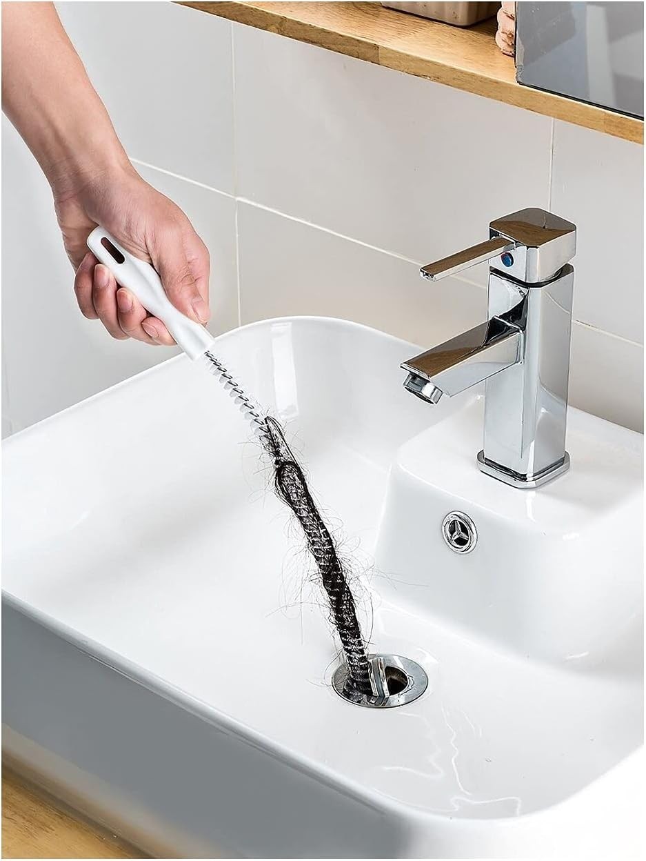 Stainless Steel Handle Drain Brush Set for Hassle-Free Plumbing Maintenance