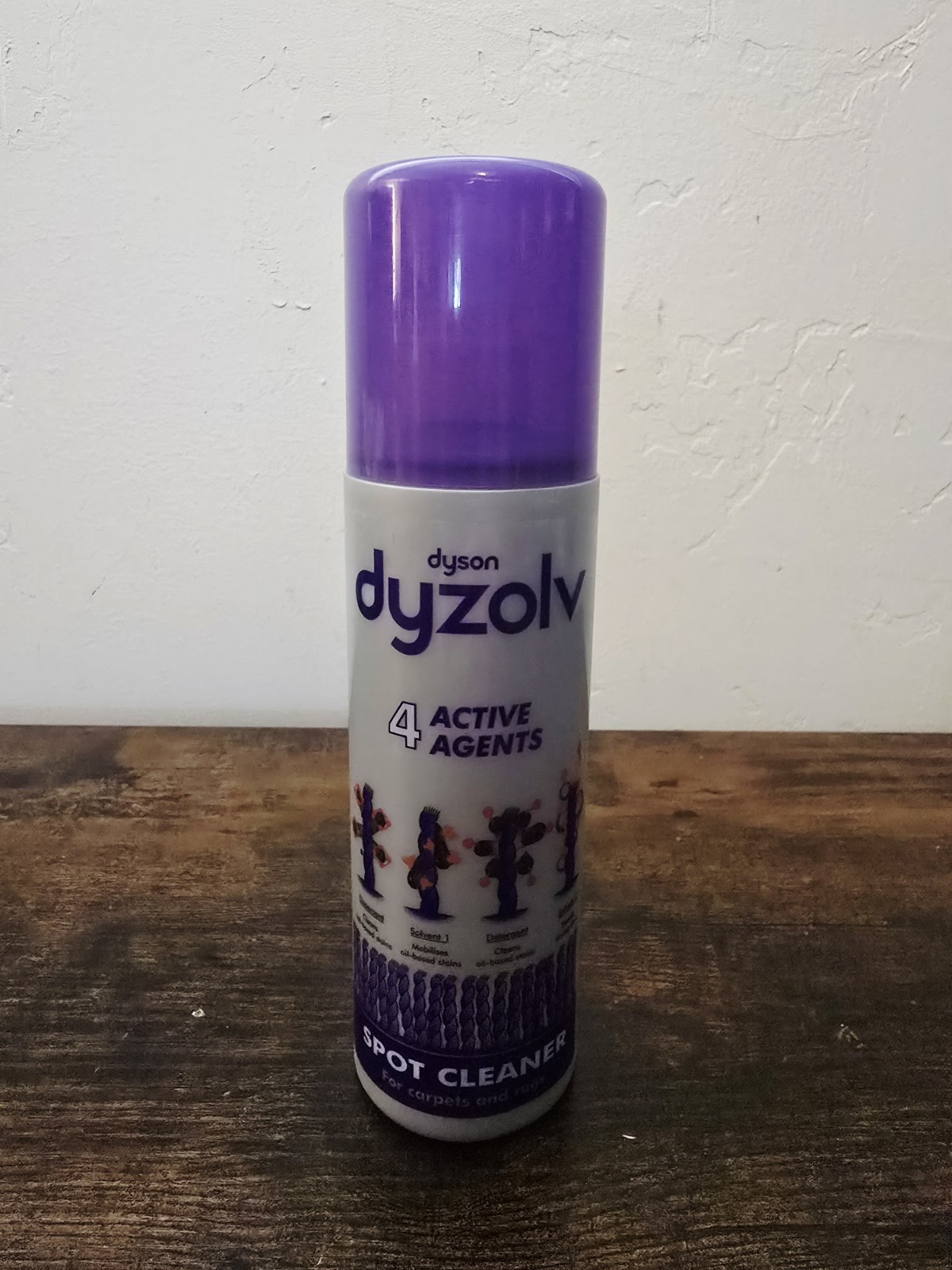 Dyson Dyzolv Spot Cleaner for Carpets & Rugs 4 Active Agents 8.5 oz New