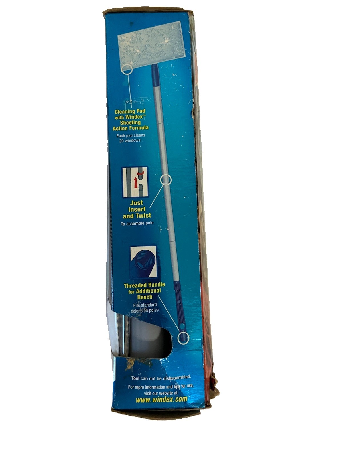 Windex Outdoor All-In-One Glass & Window Cleaner Tool Starter Kit