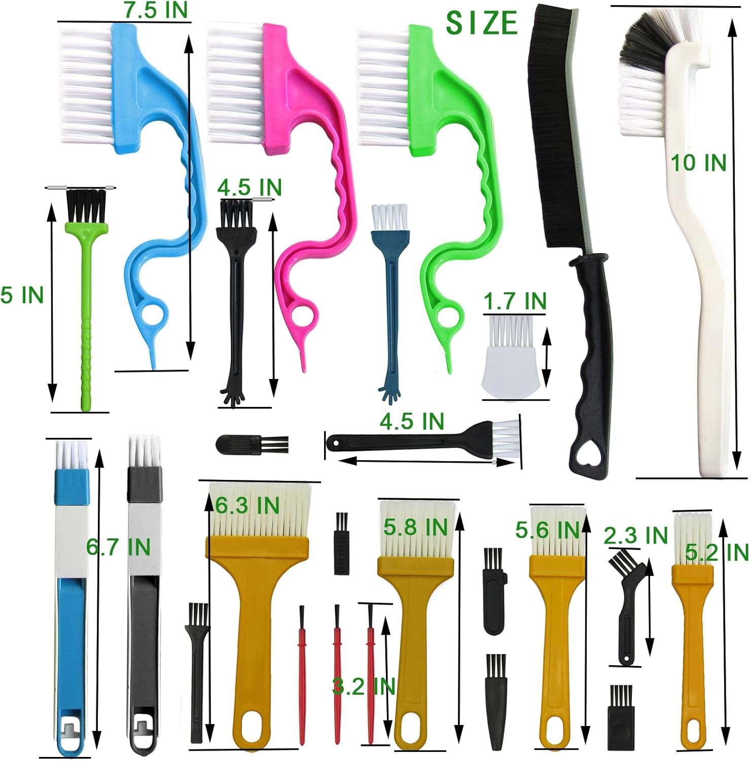 26Pcs Small Cleaning Brush Crevice Cleaning Brushes Small Spaces Gap Cleaning