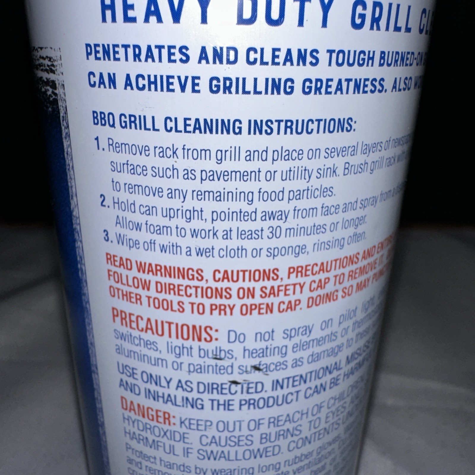 New 1 KINGSFORD Heavy Duty Spray-On Grill Cleaner Aerosol- 14.5 oz.