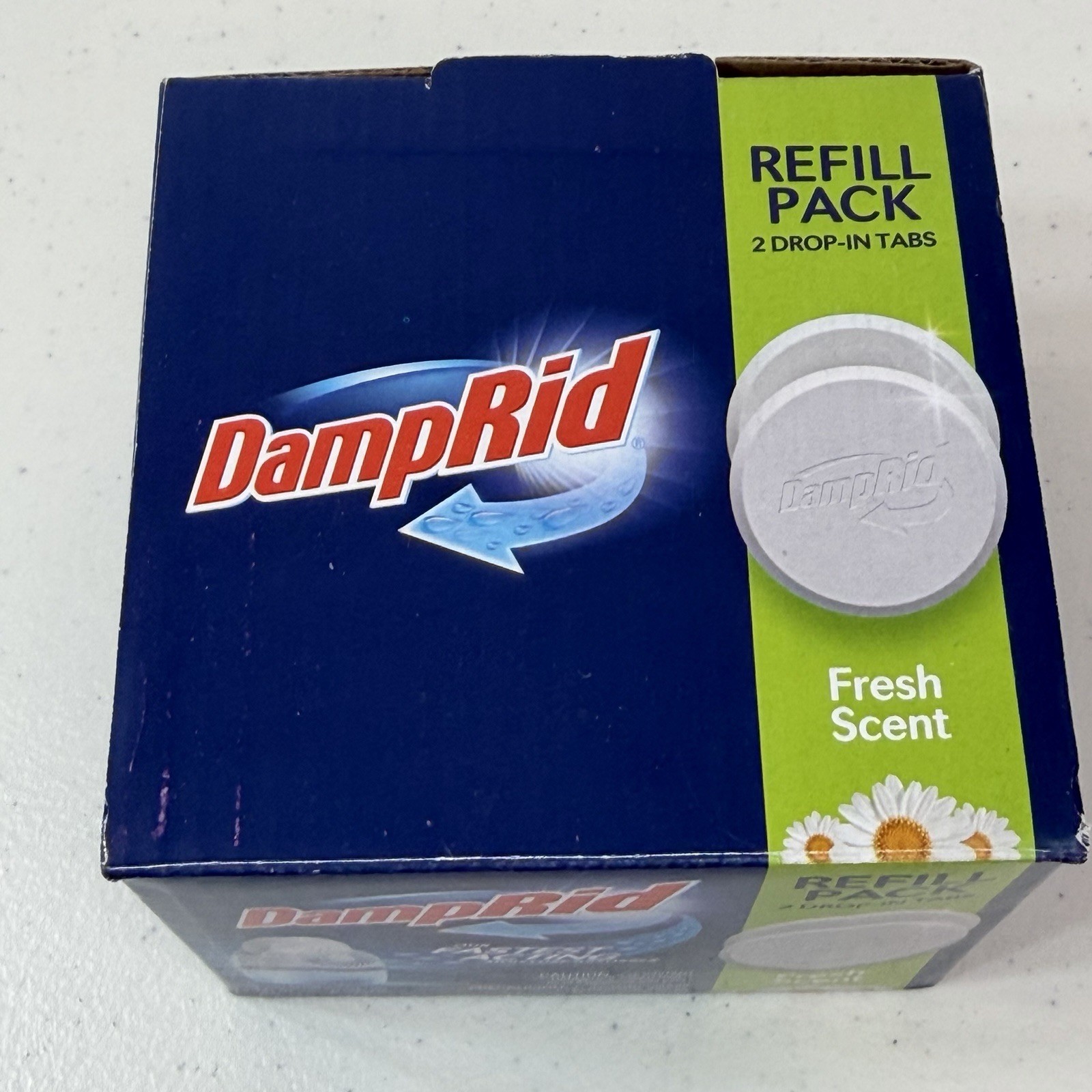 DampRid Drop-In Moisture Absorber Kit & Refill Pack Fresh Scent 3 Tablets