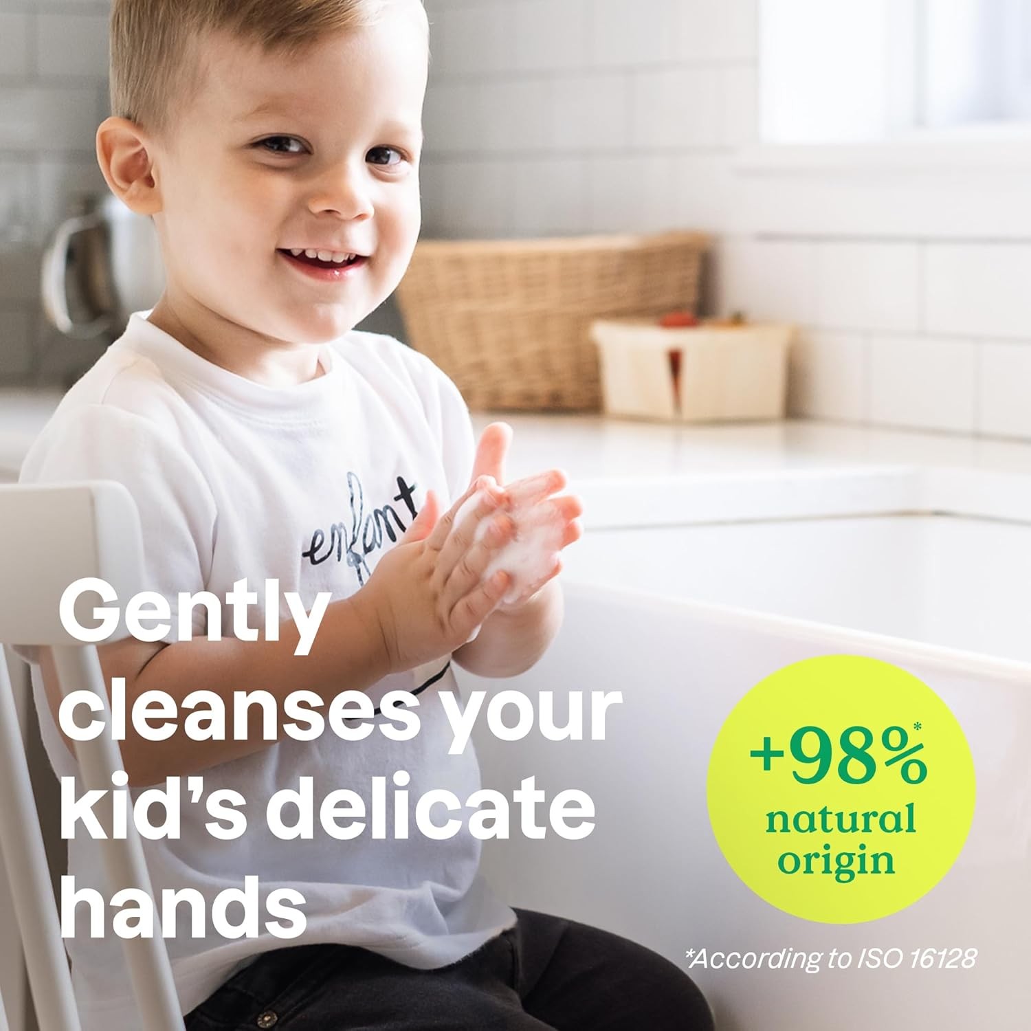 Foaming Hand Soap for Kids, EWG Verified, Dermatologically Tested, Plant- and