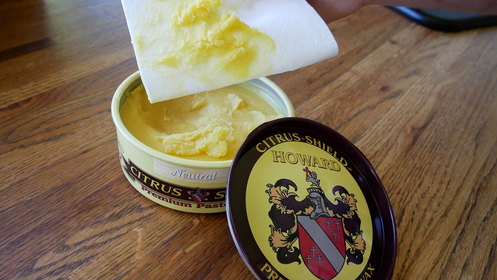CS0014 Citrus Shield Paste Wax, Wood Furniture Polish, Wood Cleaner, 11-Ounce…