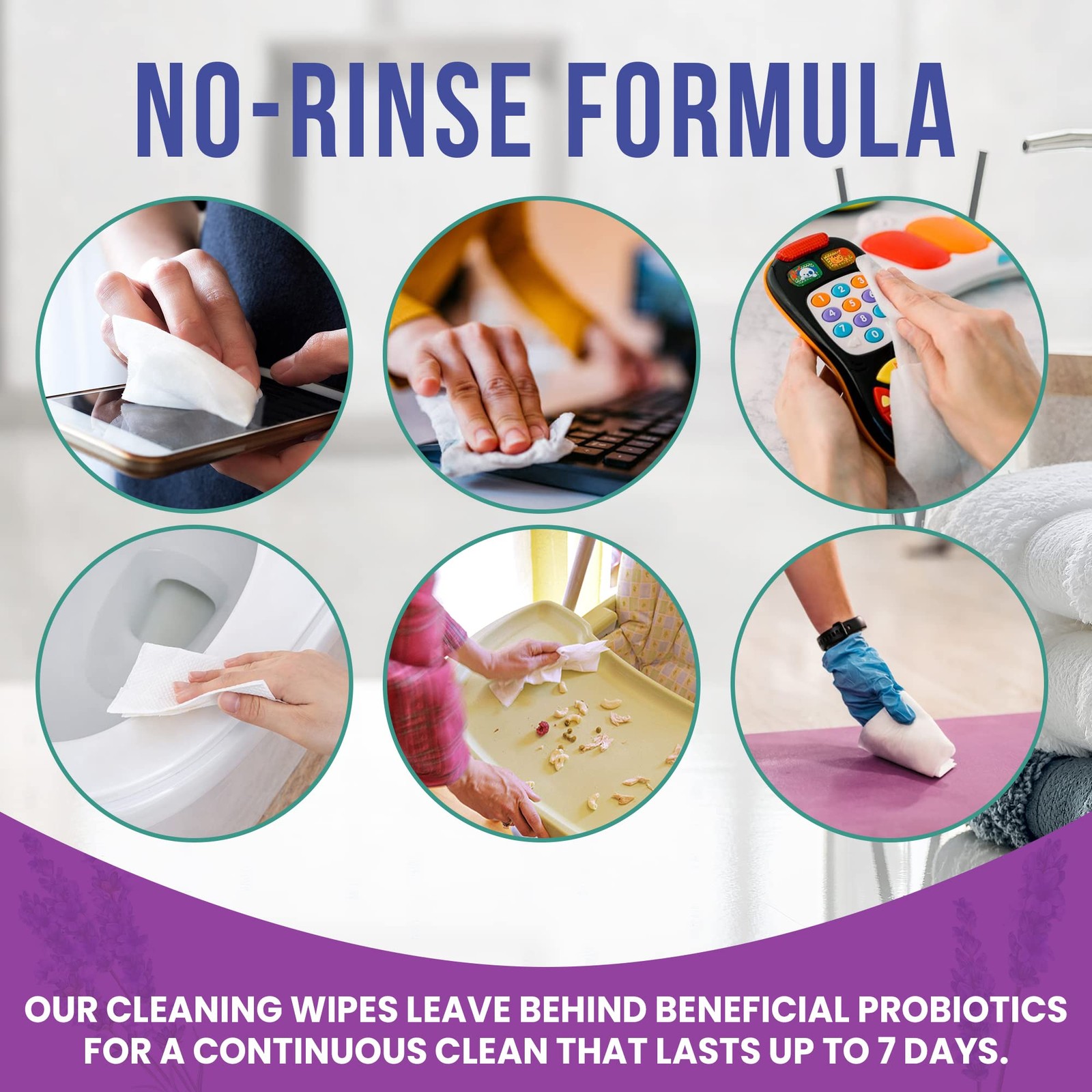 Probiotic Cleaning with Lavender Essential Oil, Microcleans Surfaces for up t…