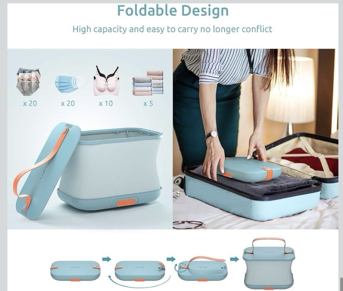 Lofter 4 in 1 UV Light Sanitizer Bag, Portable Disinfection Dryer
