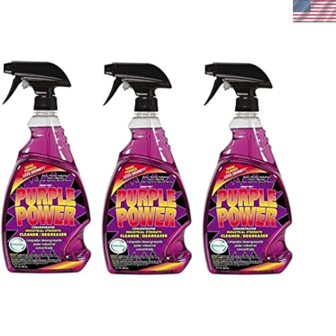 Powerful Concentrated Industrial Cleaner & Degreaser – Pack of 3 (96 Oz Total)