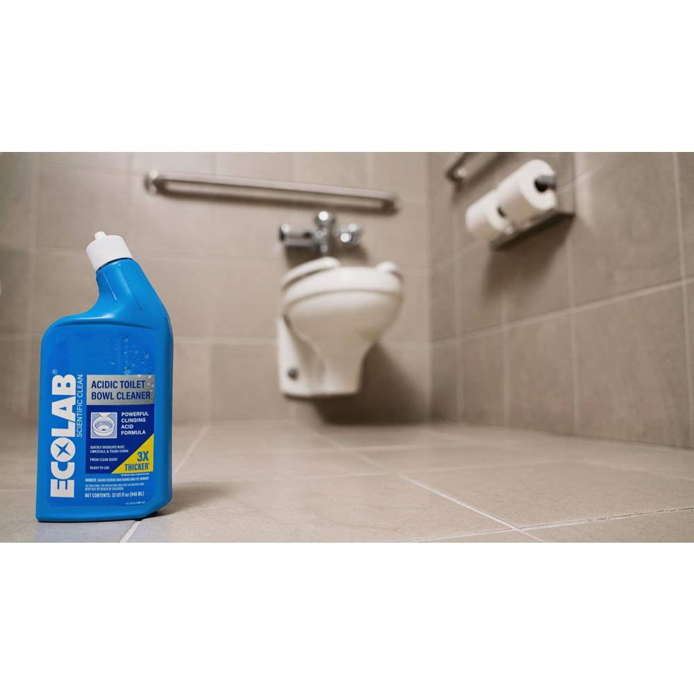 32 Oz. Acidic Toilet Bowl Cleaner and Limescale Remover for Bathroom Toilets and