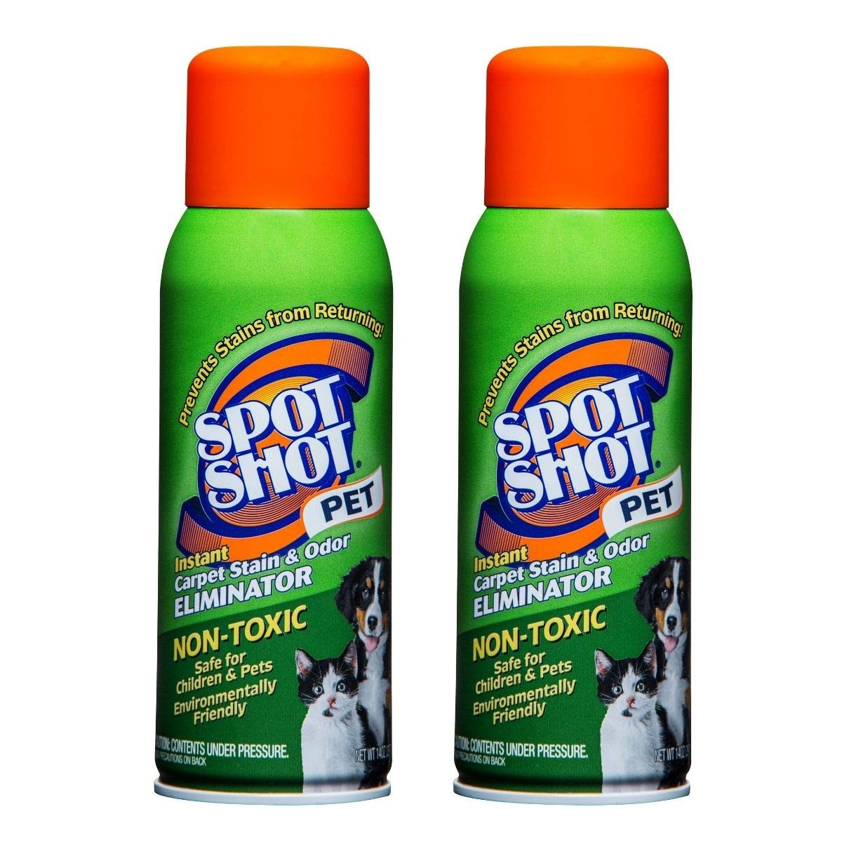 HFOTD Pet Instant Carpet Stain & Odor Eliminator Spray, 14 oz (Pack of 2)