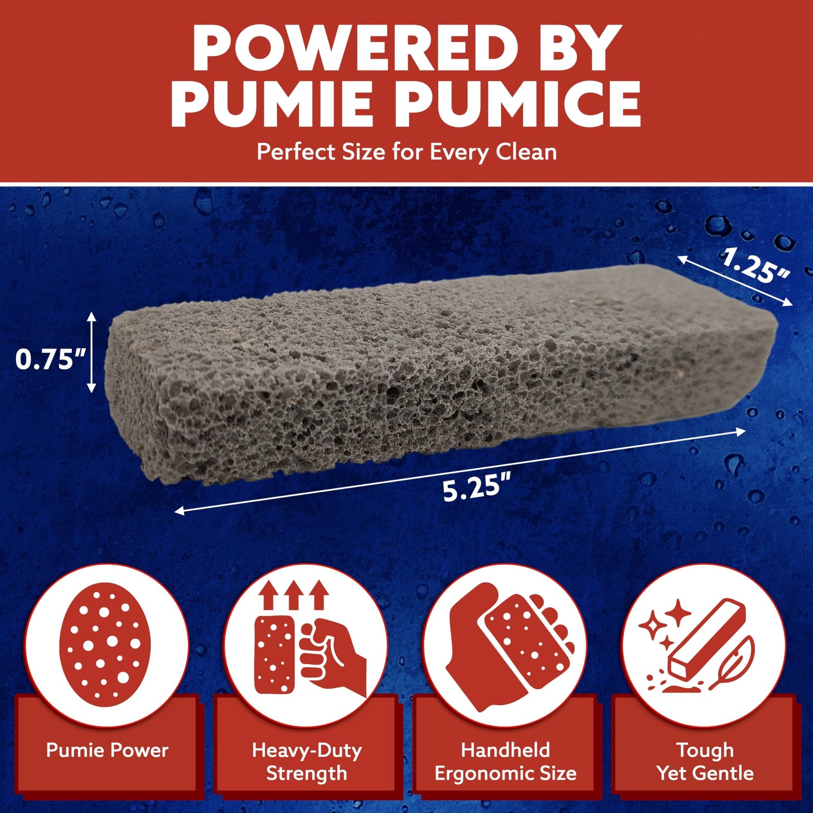 PUMIE Pumice Stone for Toilet Cleaning (6-Pack) – Heavy Duty Pumice Scouring …