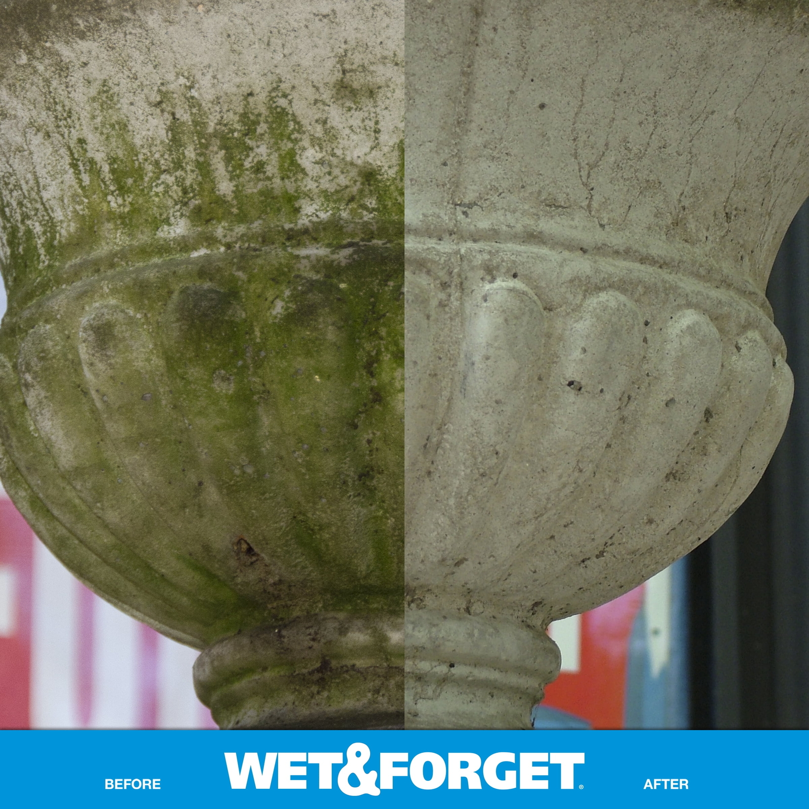 Wet & Forget Outdoor Cleaner – Ready-to-Use for Moss, Mold, Mildew & Algae