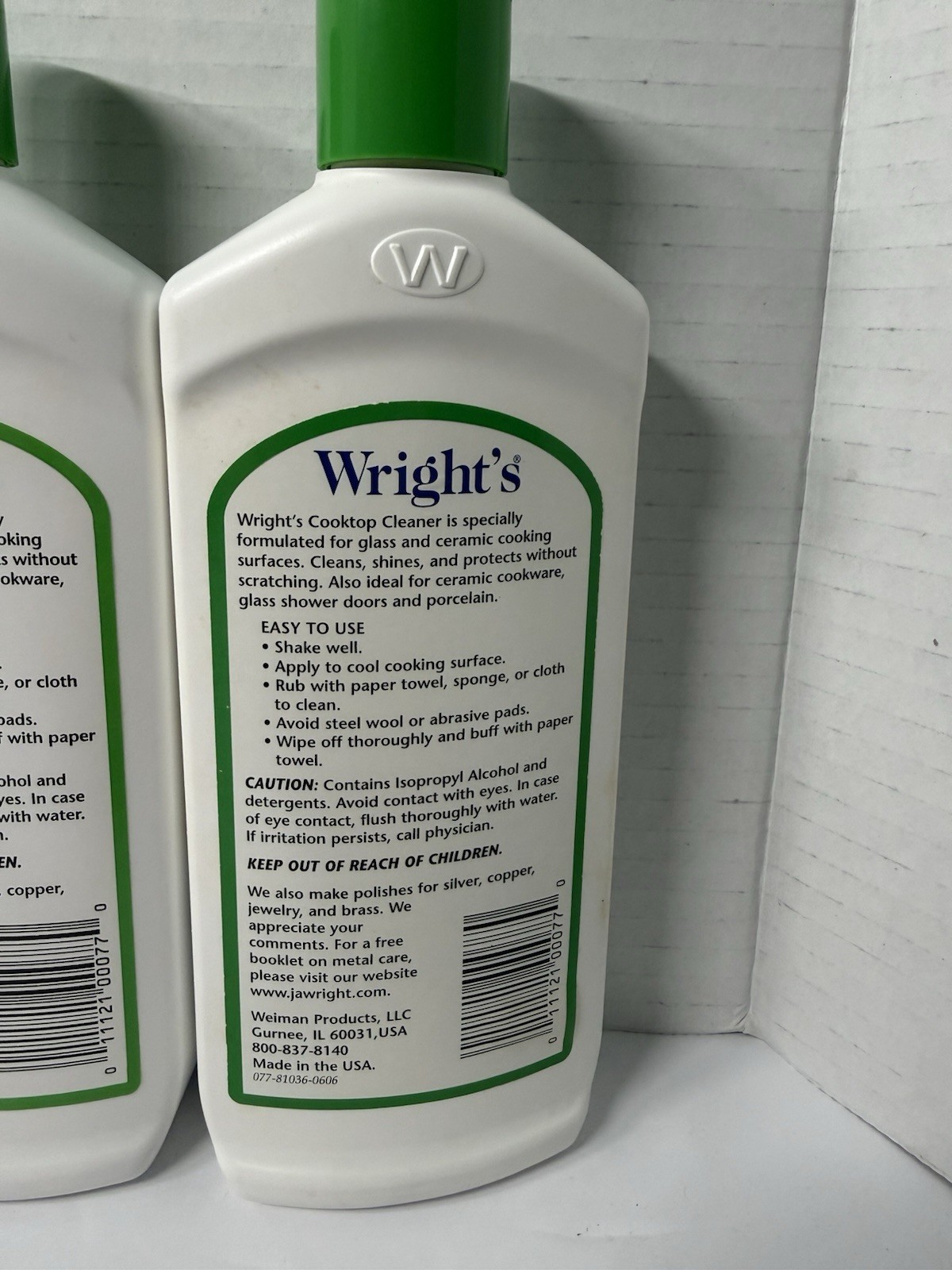 Lot of 5- Wright’s Glass & Ceramic Cooktop Cleaner 10oz