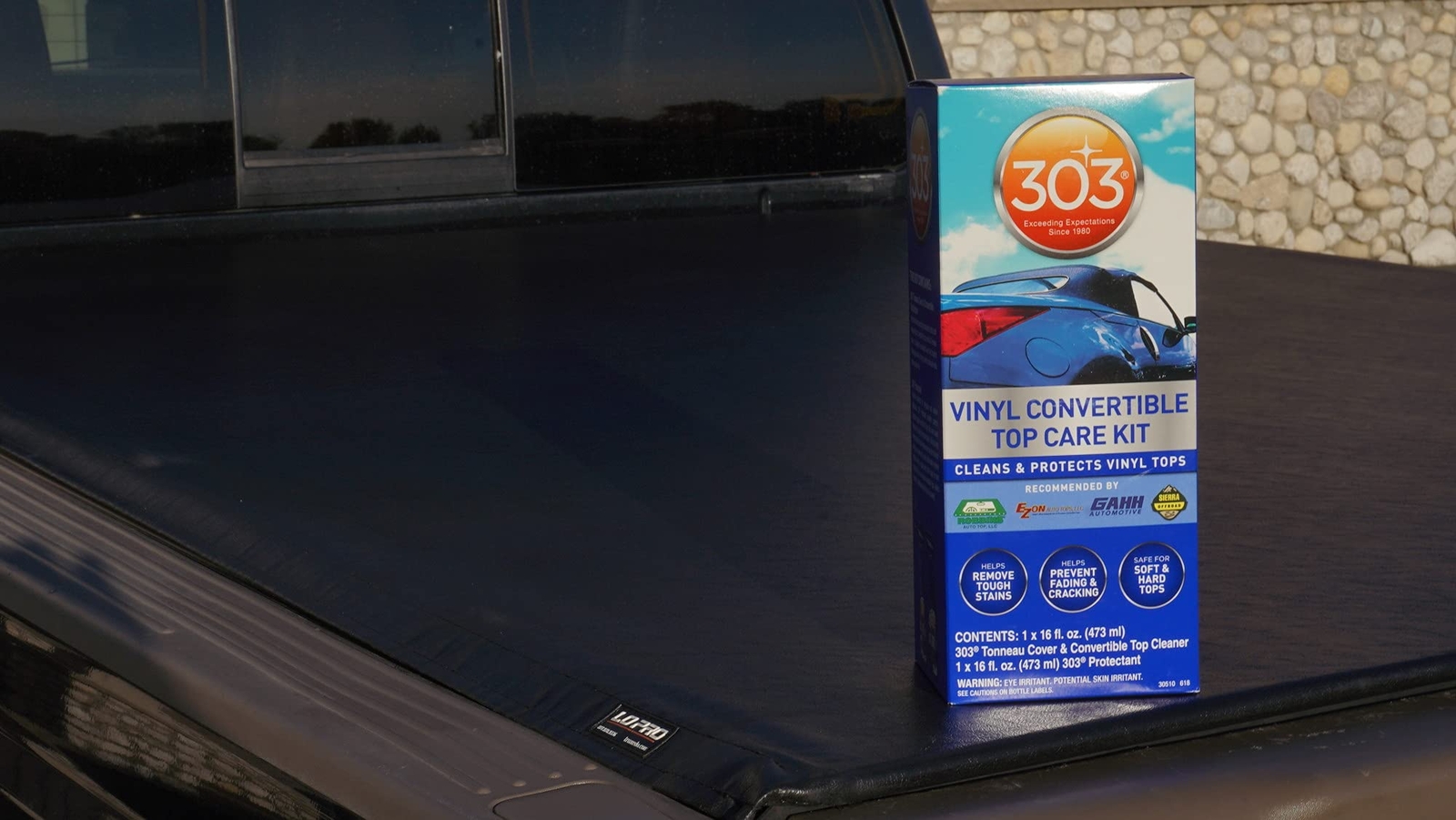 303 Convertible Top Cleaner and Protectant Kit 32 Fl Oz Stain Remover UV Prot…
