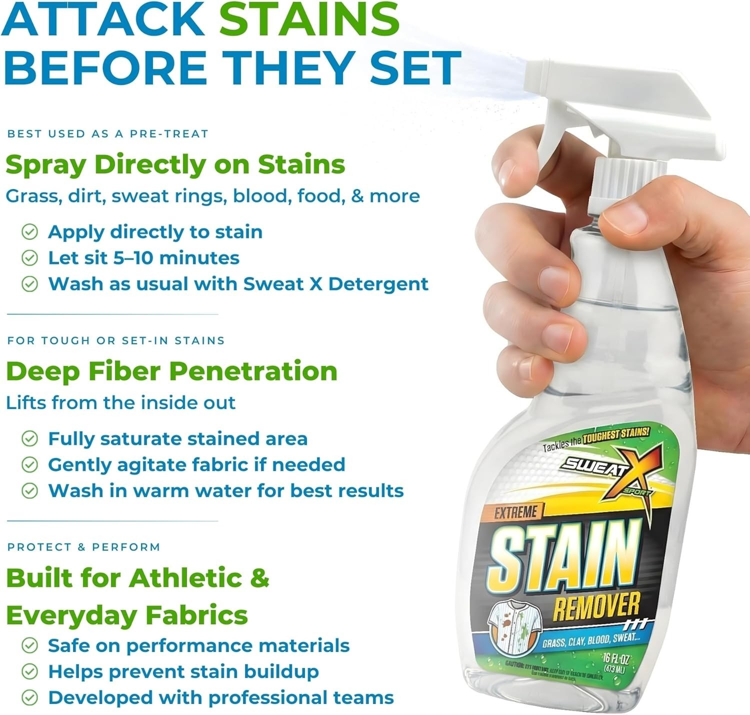Professional Laundry Stain Remover – 16 oz