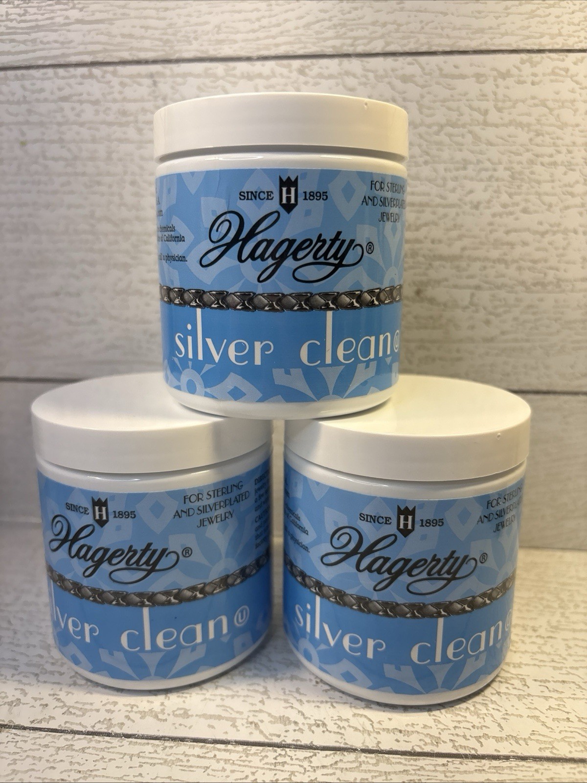 Lot of 3 Hagerty Silver Clean Each 7oz New Sealed