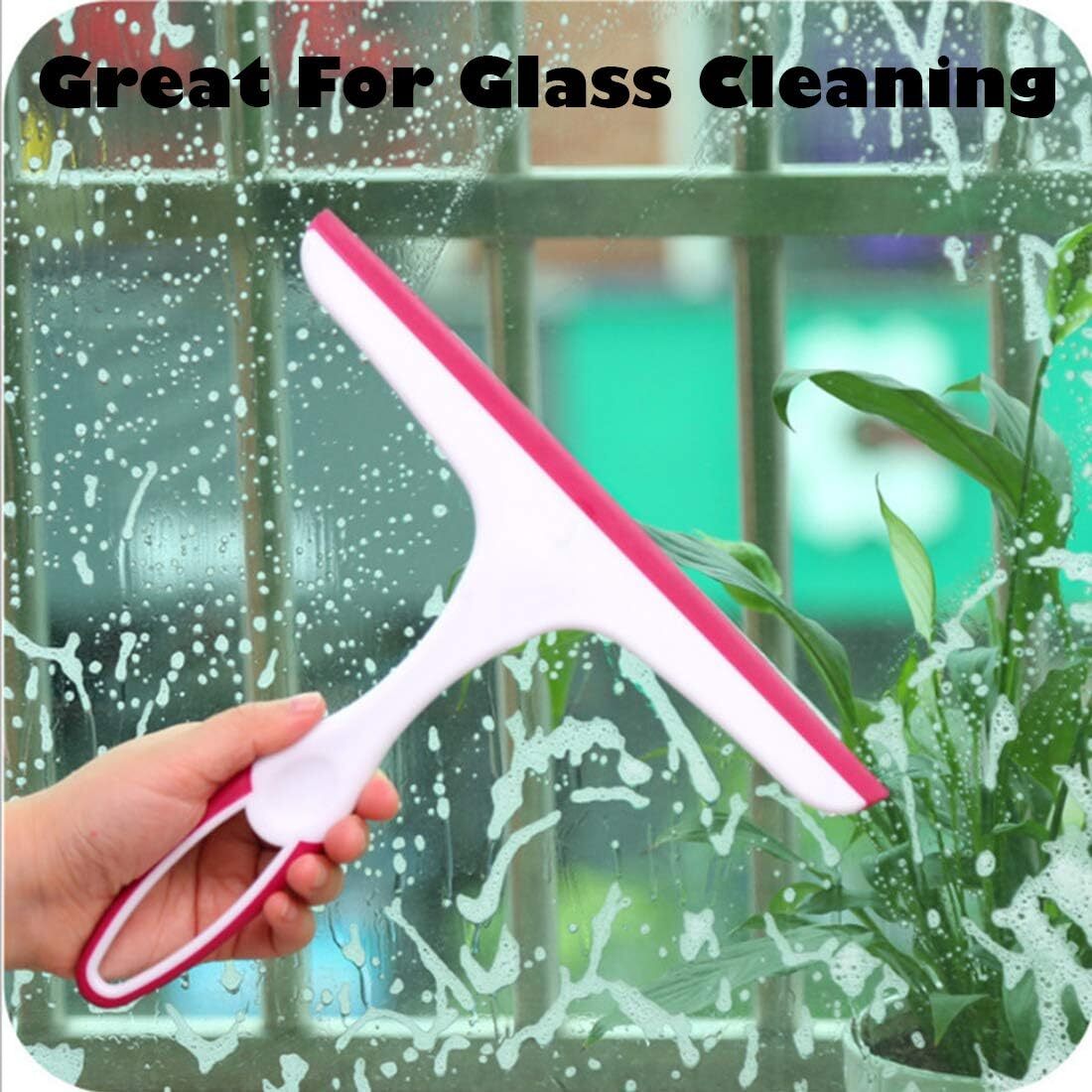 Window Mirror Car Windshield Squeegee Shower Glass Wiper Kitchen House Clean Set