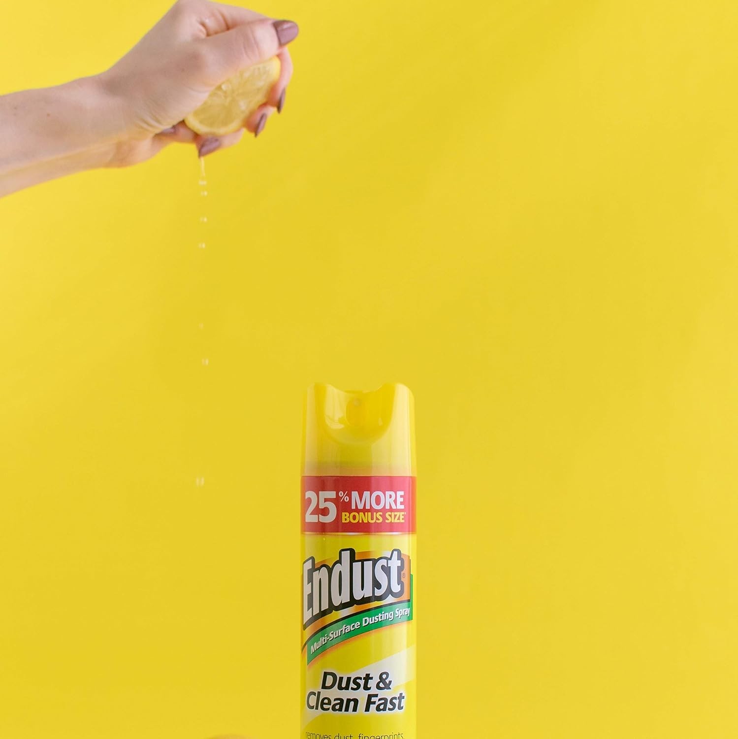 Multi-Surface Dusting and Cleaning Spray, Lemon Zest, 12.5 Ounce Pack of 2