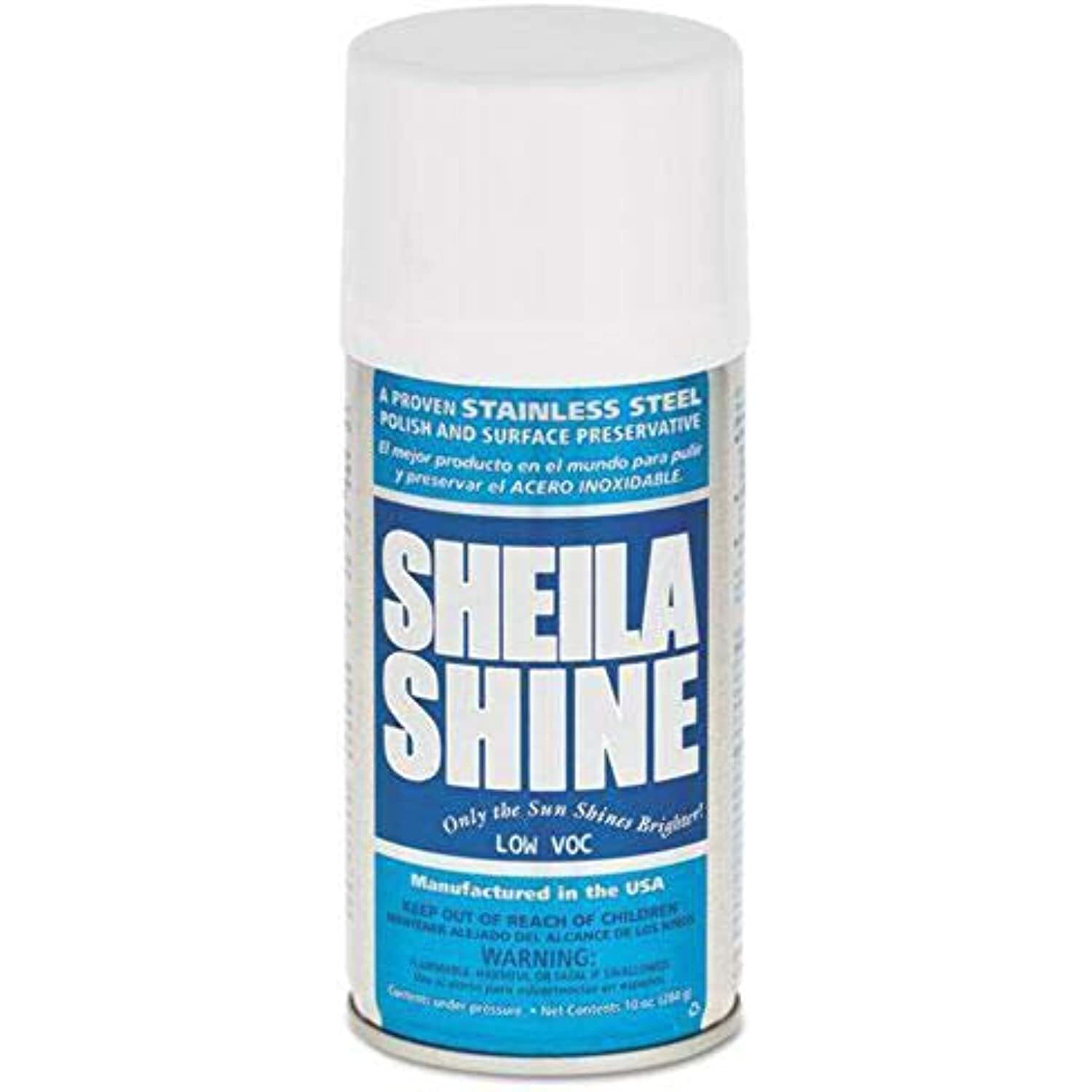 Sheila Shine Citrus Scent Stainless Steel Cleaner & Polish 10 oz. Spray