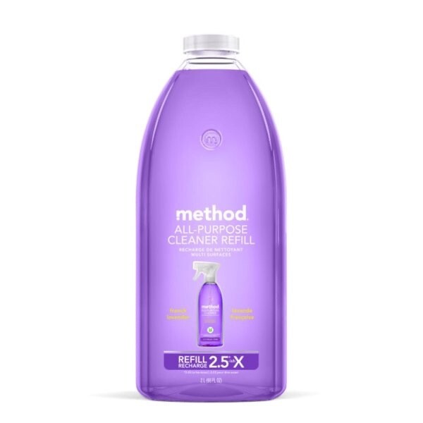 Method All-Purpose Liquid Cleaner Refill Safe Effective Cleaning (Lavender)68 oz
