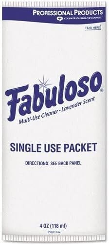 Fabuloso Lavender Scent Multi-Purpose Cleaner 37 Single Use Packet/box 4 oz each