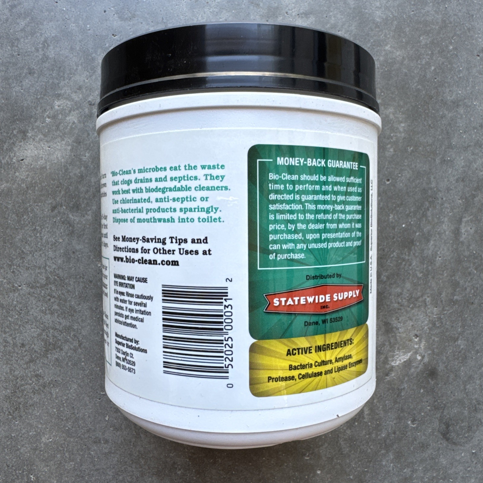 Bio-Clean Drain or Septic – Cleans Drains and Tanks – All Natural Go Green