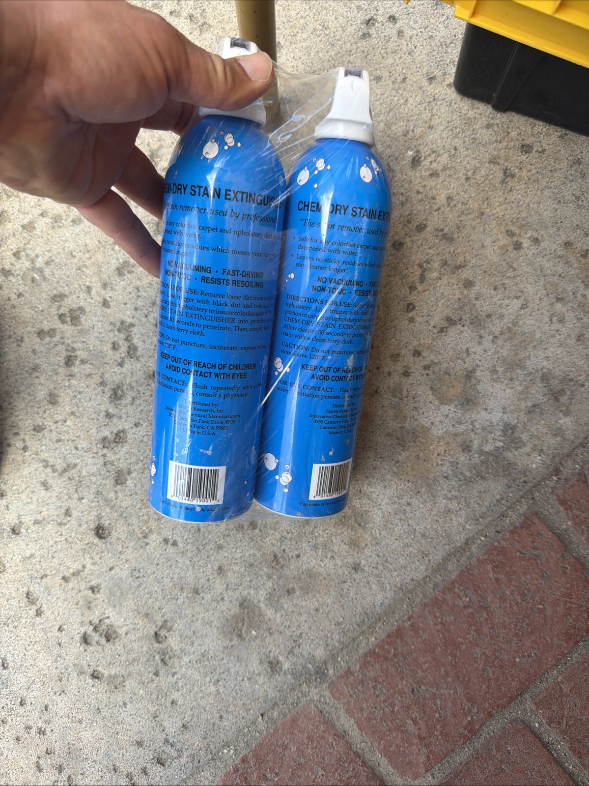 Lot of 2 Chem-Dry Stain Extinguisher Carpet Stain Remover/Cleaner (New) 16oz