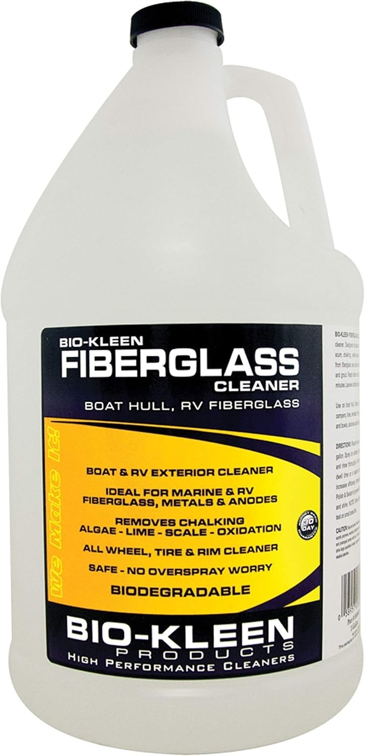 128 Fl Oz -Kleen Fiberglass Cleaner Gallon – Effective Eco-Friendly Cleaning