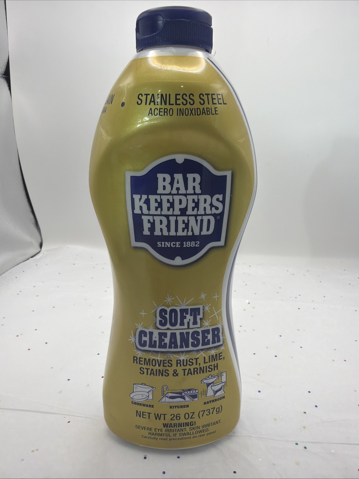 Bar Keepers Friend Soft Cleanser Liquid 26 oz All-Purpose Cleaner Kitchen Bath