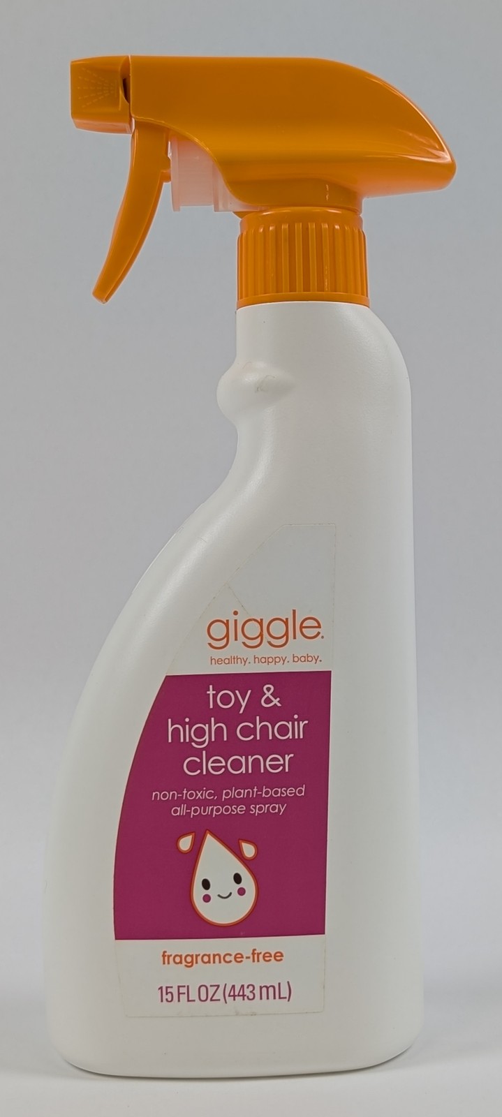 Giggle Toy & High Chair Cleaner Spray Bottle 15 oz Set of 3