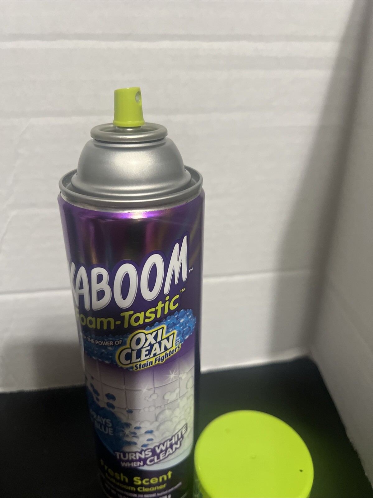 Kaboom Foamtastic Oxi Clean Stain Fighters Bathroom Cleaner Fresh Scent