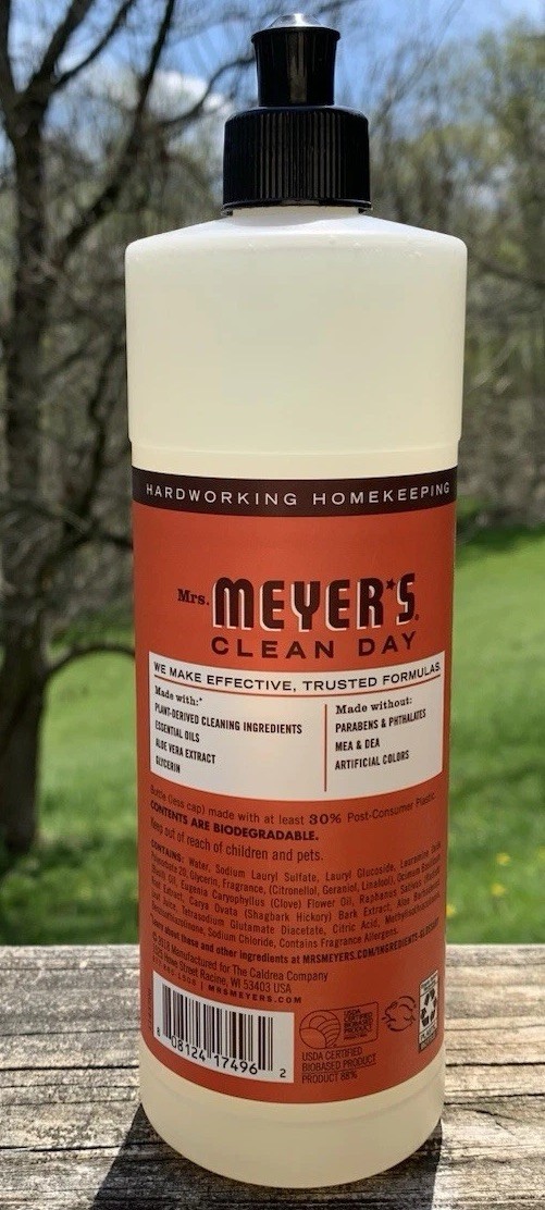 Lot of (3) Mrs. Meyer’s Clean Day Dish Soap RADISH Scent 16 oz. each