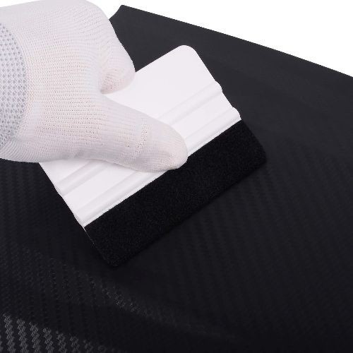 10pcs Vinyl Squeegee Felt Edge Squeegee 4 Inch Car Vinyl Scraper Decal White