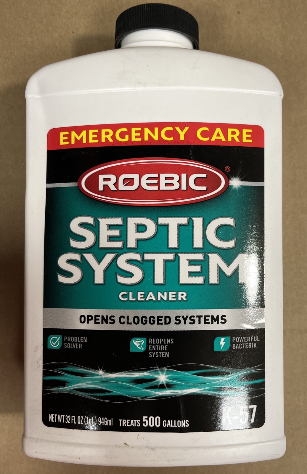 Roebic Laboratories,Inc. K-57 Septic System Treatment,32-Ounce