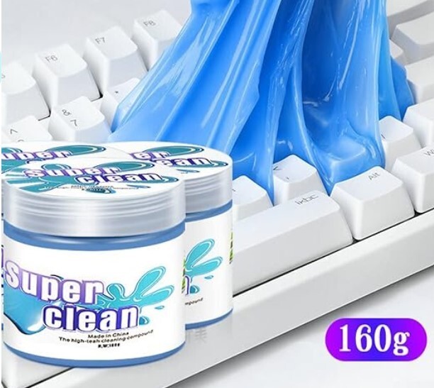 (2Pack) Super Clean Magic Gel Cleaning Solution Eco-Friendly Reusable Silica Gel