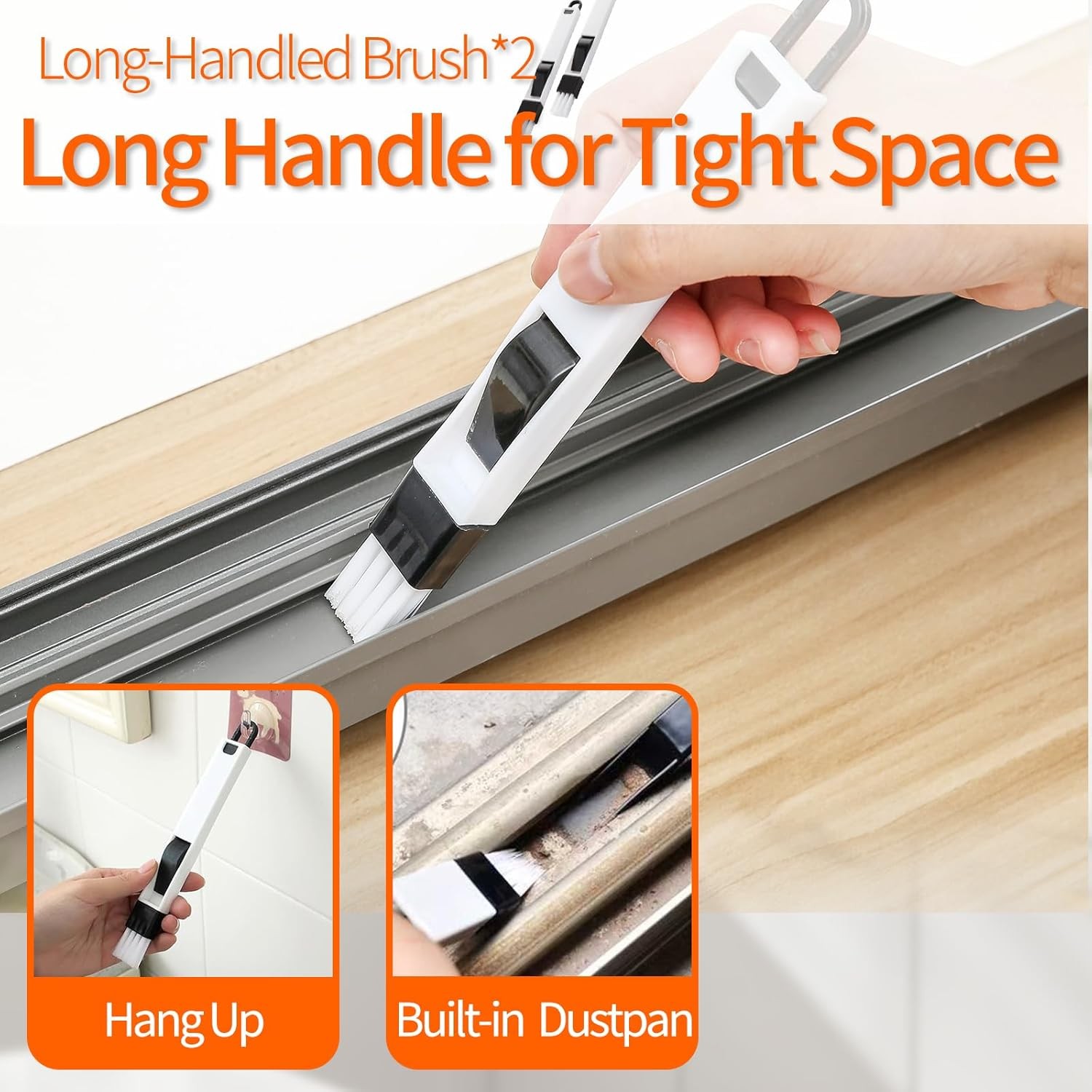 20 PCS Crevice Cleaning Brush Set – Multi-Purpose Hard Bristle Brushes for Deep