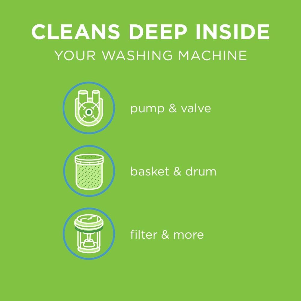 Affresh Washing Machine Cleaner, Cleans Front Load and 6 Count (Pack of 1)