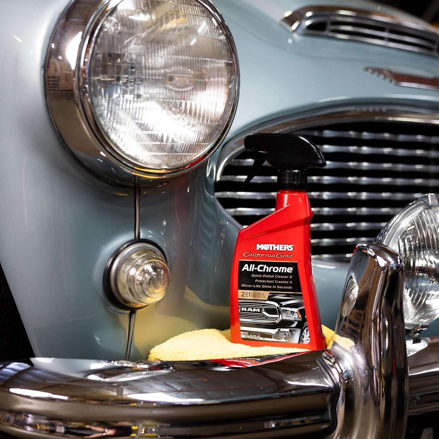 California Gold All-Chrome Cleaner – 12oz for Polished & Protected Finishes