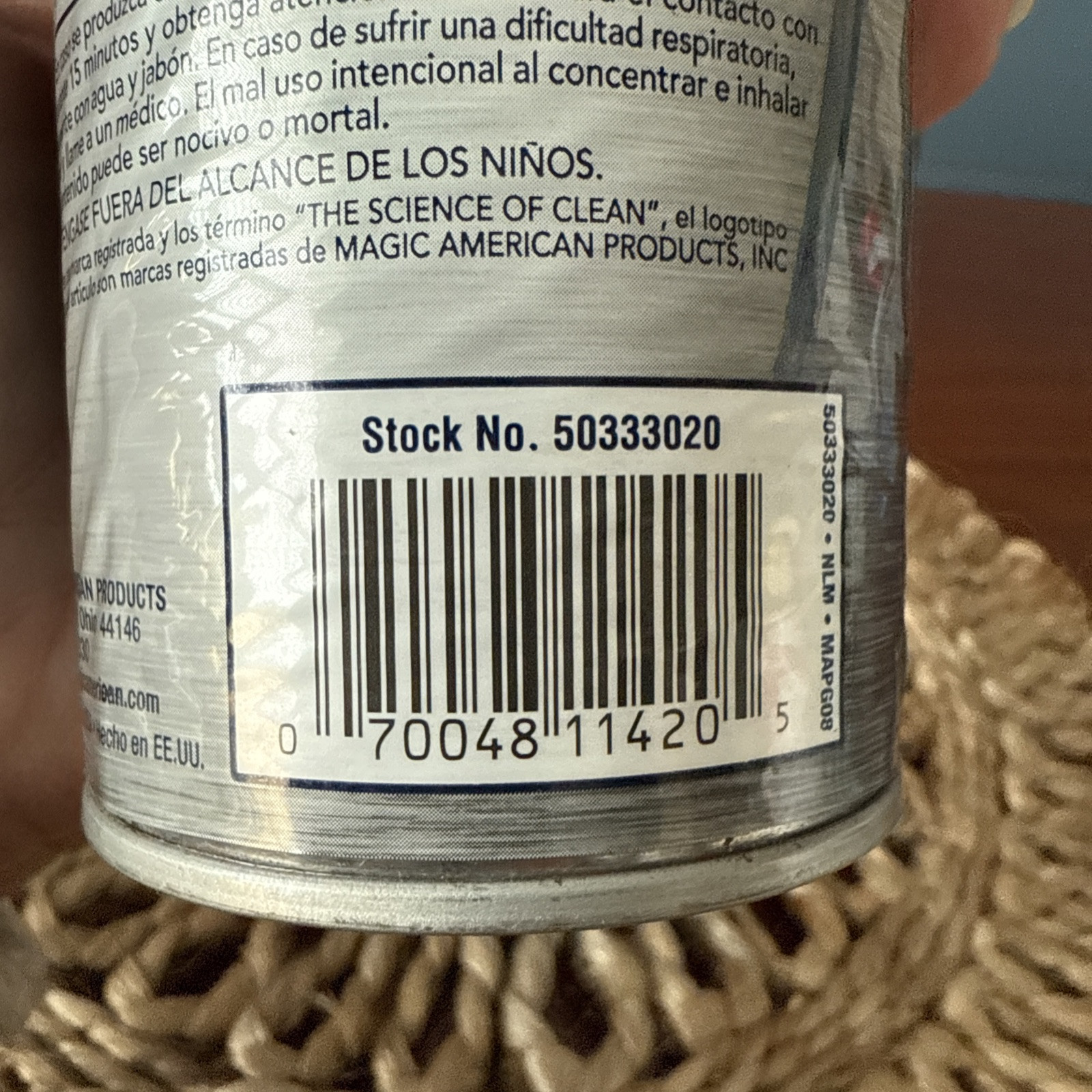 Magic Stainless Steel Cleaner Aerosol 17 oz Fingerprint Resistant Polish