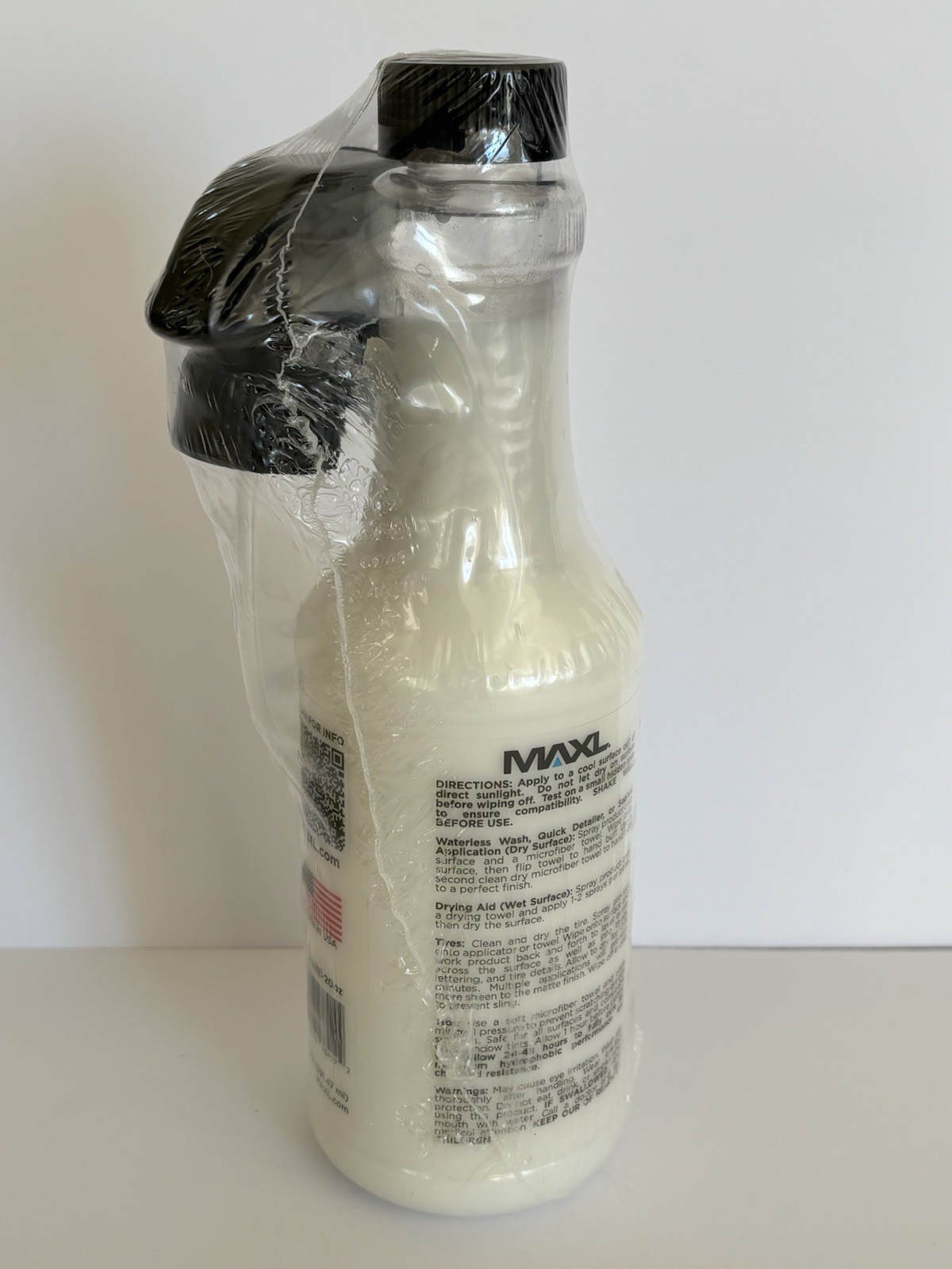 MAXL ONE 20oz Quick Spray w Triphene All Purpose Waterless Auto Car Detailer