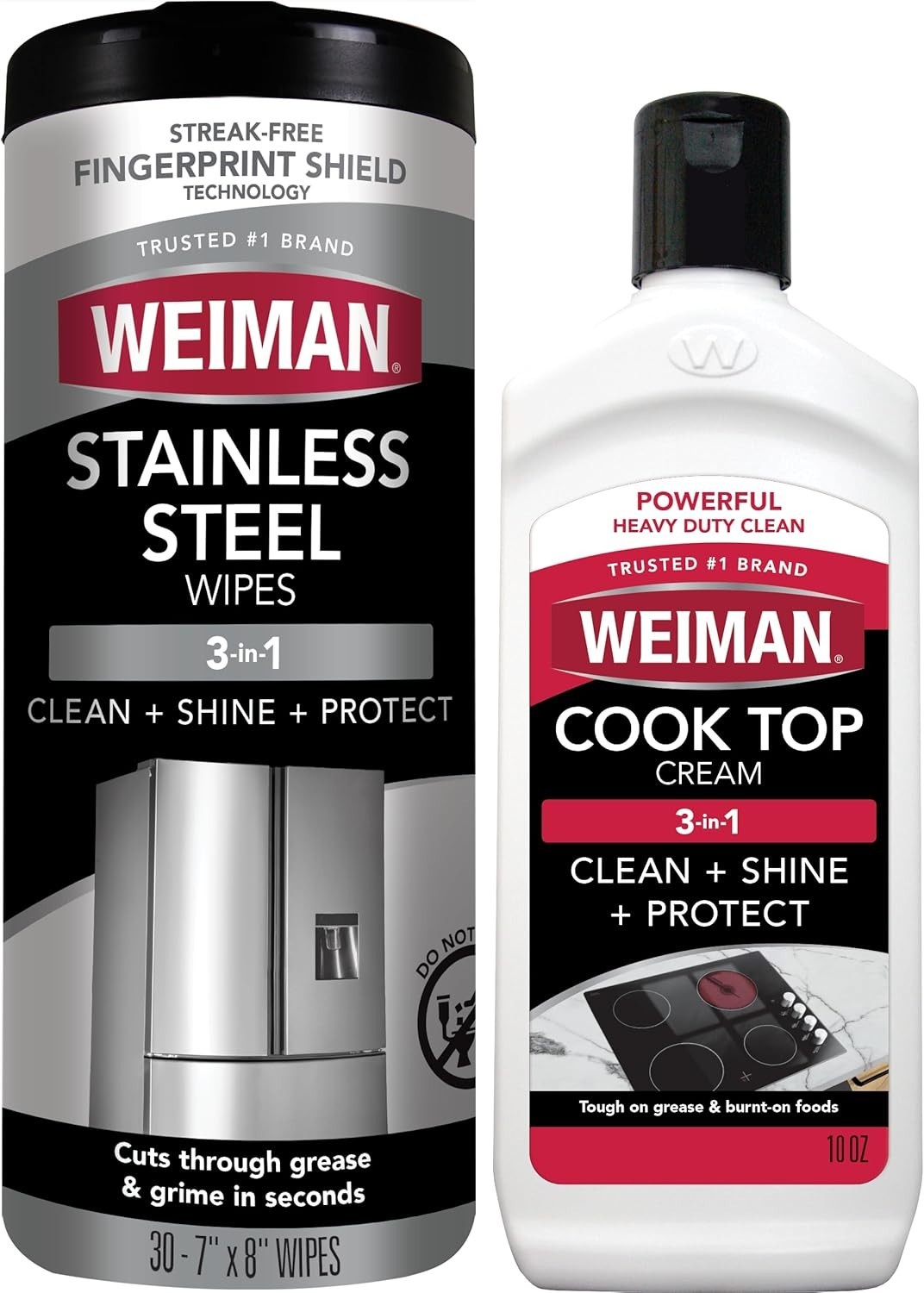 Natural Non-Toxic Stainless Steel Wipes & Polish – Powerful Kitchen Cleaner