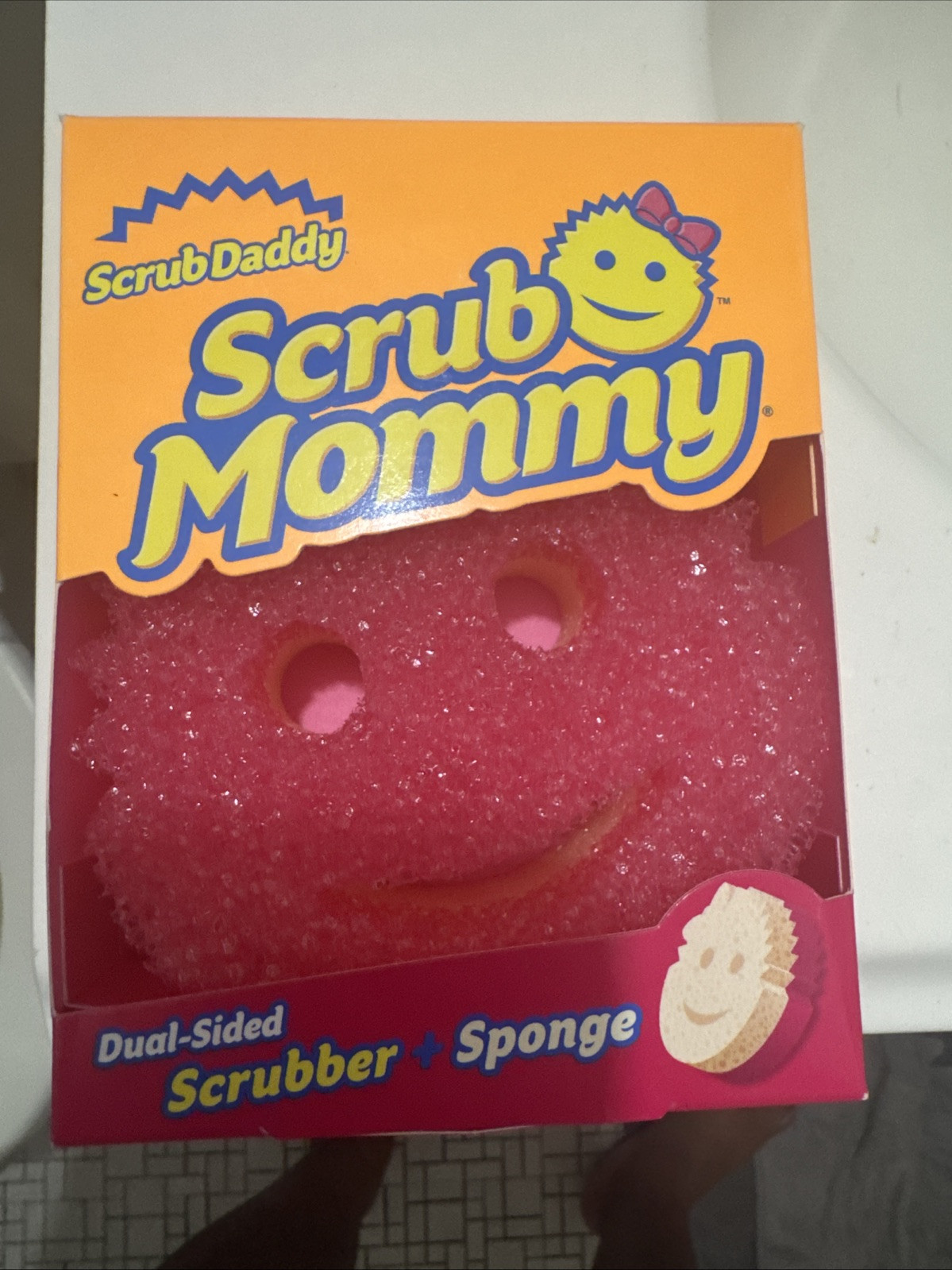 Scrub Daddy Scrub Mommy, Pink – Scratch-Free Multipurpose Dish Sponge – BPA Free