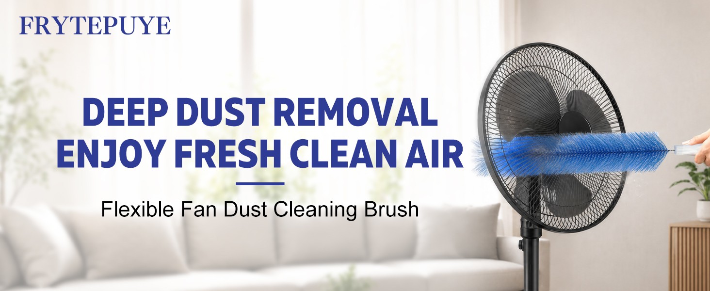 Fan Cleaner Brush, Fan Brush Cobweb Duster Microfiber Duster Ideal for Ceiling