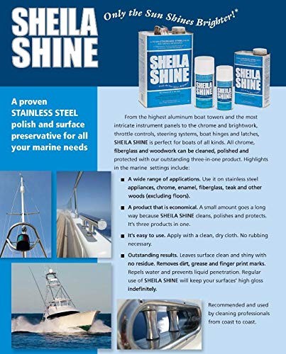 1 Quart Can Stainless Steel Cleaner And Polish Removes Grease Fingerprints Water