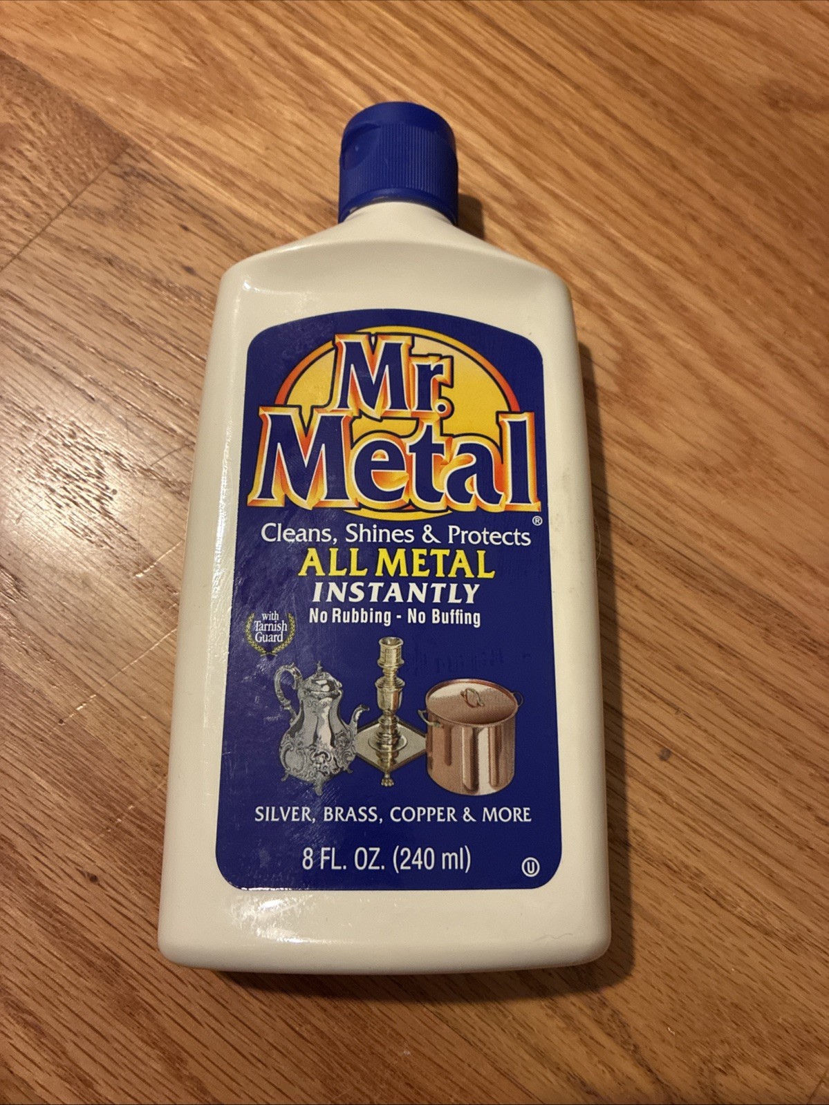 Mr. Metal Cleaner 8 oz Liquid Tarnish Guard Silver Brass Copper Polish X